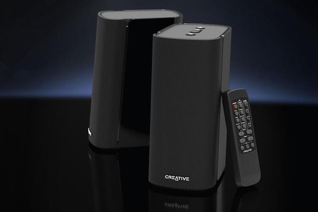 小桌子也能放得下的紧凑音箱，创新T100蓝牙桌面音箱开箱体验