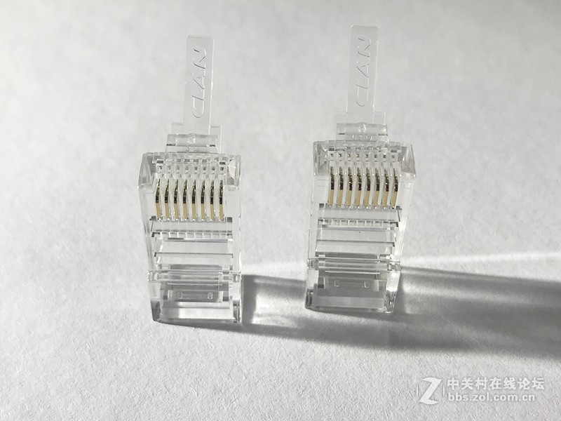 水晶头通过看、闻方式简单分辨水晶头的好与次