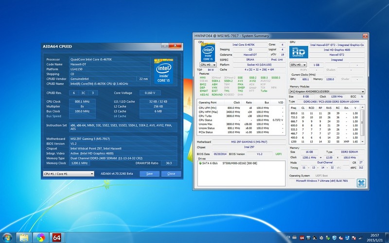 金士顿Savage 2400 16G  XMP一键超频评测