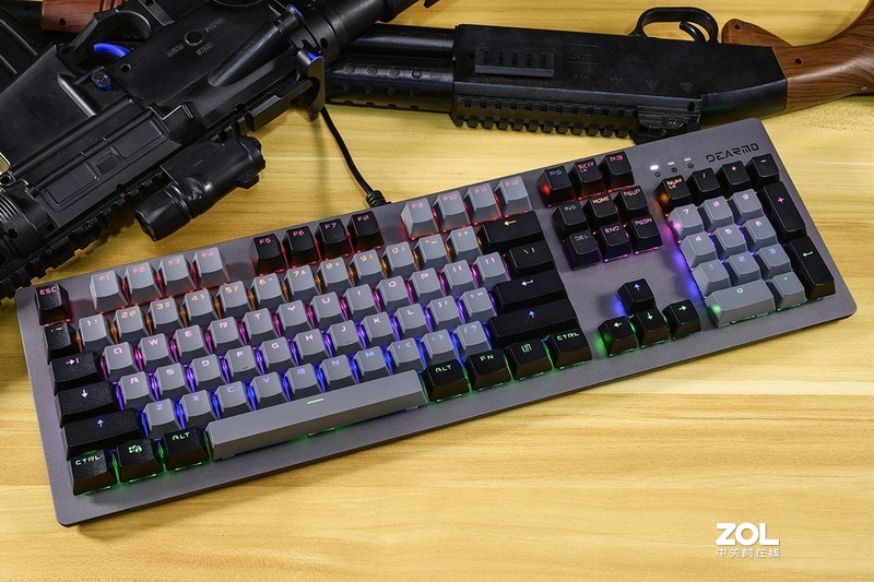 不卡键，防水防尘，快速入手迪摩F20机械键盘