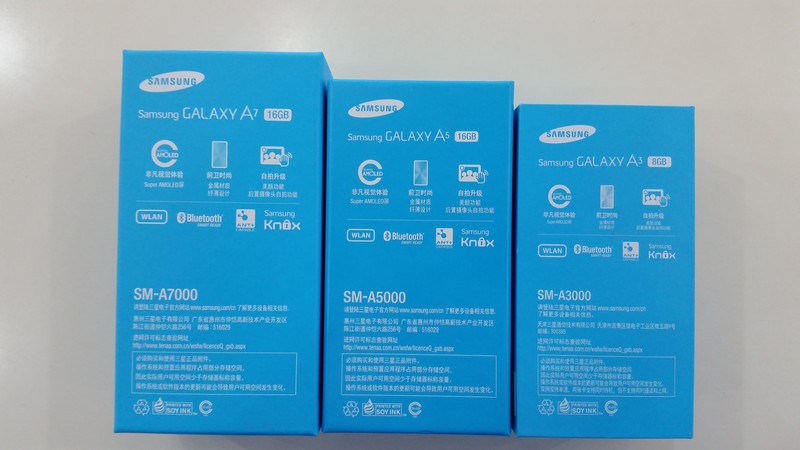 星空体育平台A系列全家福,外观对比,开箱加性能跑分