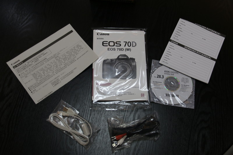 基友土豪 心血来潮 入了70D开箱 450D已甩一边