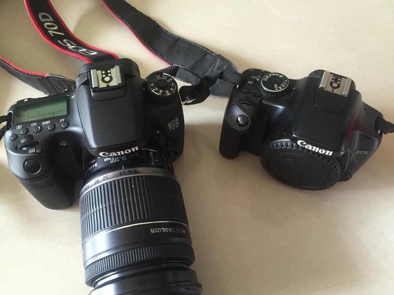 基友土豪 心血来潮 入了70D开箱 450D已甩一边