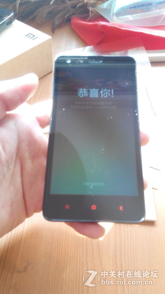 红米2开箱分享照！
