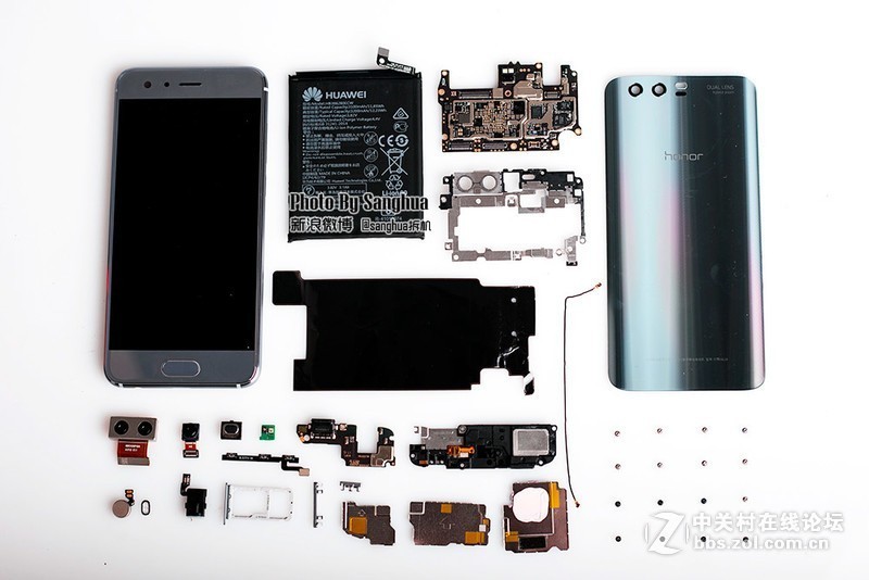 [sanghua拆机] 麒麟960顶配，荣耀9拆机