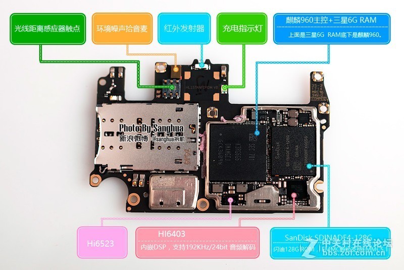 [sanghua拆机] 麒麟960顶配，荣耀9拆机