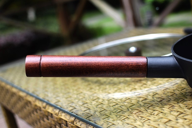 德国品牌 瑞士技术 VELOSAN 28cm摩卡晶钻古木不粘煎锅