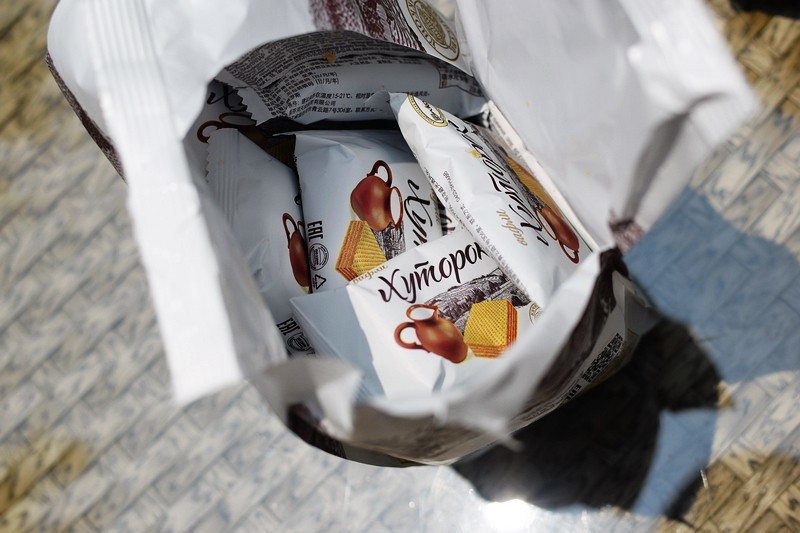 原产俄罗斯 浓香酥脆 阿孔特威化饼干