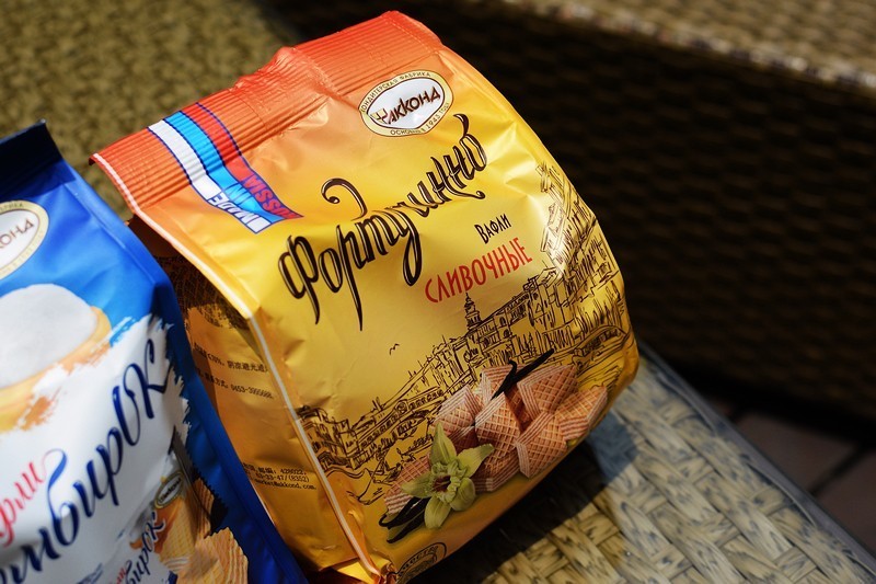 原产俄罗斯 浓香酥脆 阿孔特威化饼干