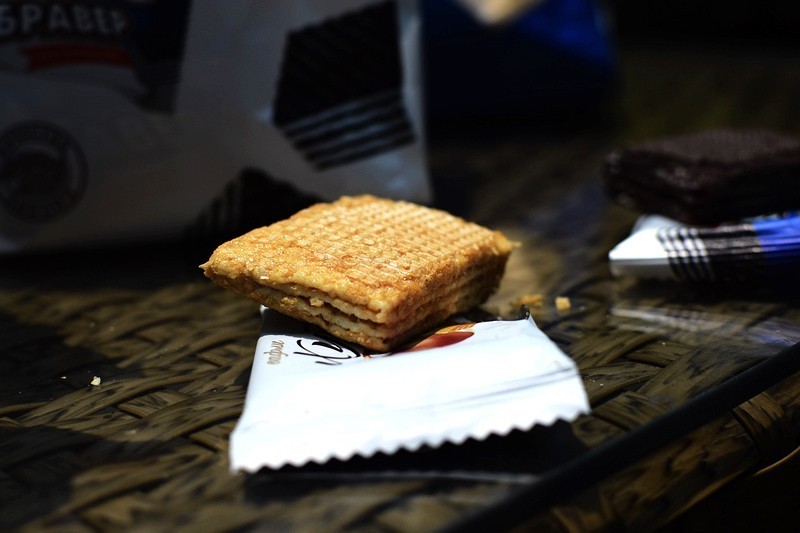 原产俄罗斯 浓香酥脆 阿孔特威化饼干