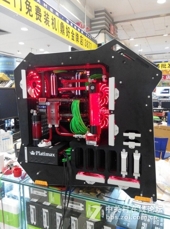 I7-5960X 迎广怪兽! R5E! 双华硕黑泰坦！全定制水冷！ 样机！出！出！出！