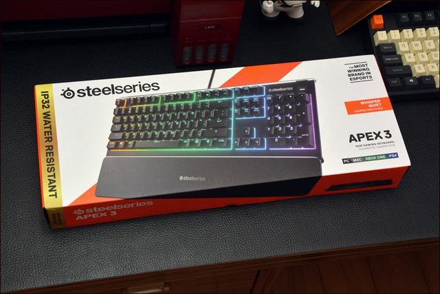 噪音控制堪比静音红轴，Apex家族血统，赛睿这款薄膜键盘亮点颇多