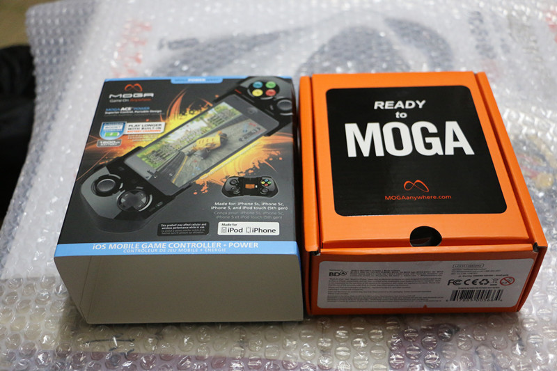 【MOGA ACE游戏手柄试用】开箱与iPhone5完美结合