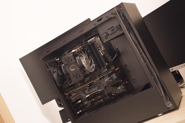 为电脑换个马甲，装酷冷S600机箱和V650电源