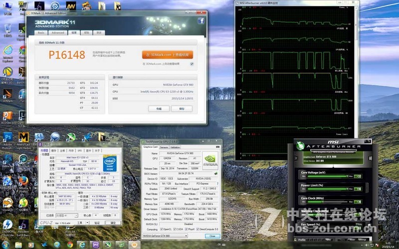 小超怡情 GTX980 HOF 超频测试