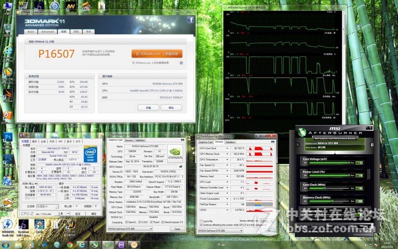 小超怡情 GTX980 HOF 超频测试