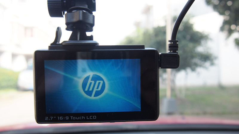 【惠普 F800G行车记录仪  试用二】功能强劲 一触即发