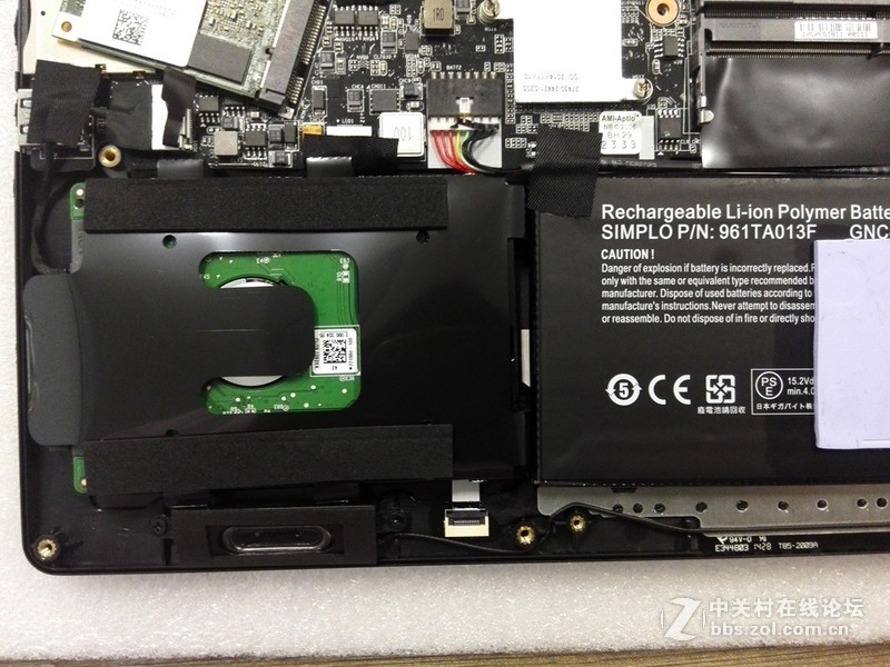 动动手，给我的P34K拆机图，加SSD,一步到位