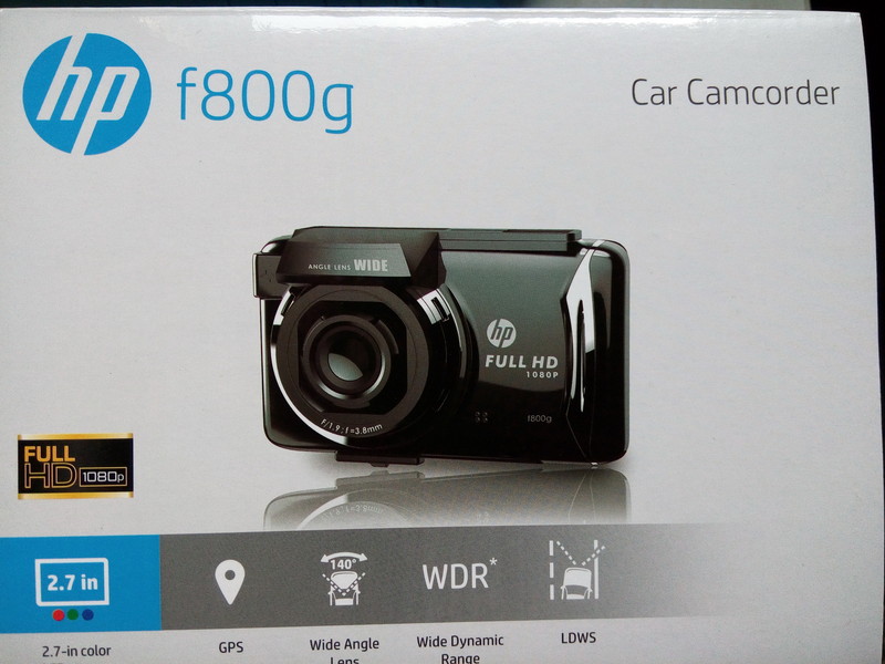 惠普 F800G行车记录仪  试用之一邂逅“小精灵”