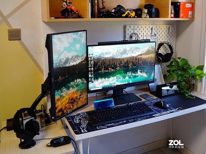 我的双屏工作桌2.0分享！真的需要些利器帮助苦命在家工作的人