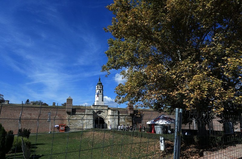 塞尔维亚首都贝尔格莱德和萨瓦河