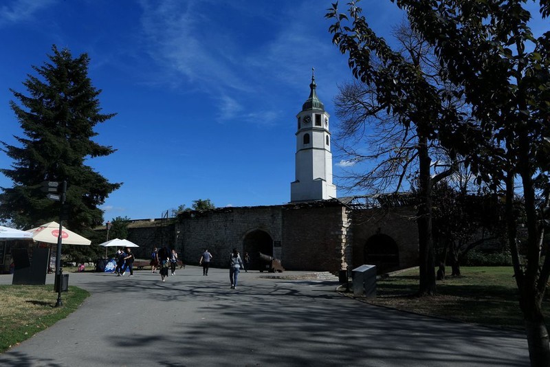 塞尔维亚首都贝尔格莱德和萨瓦河