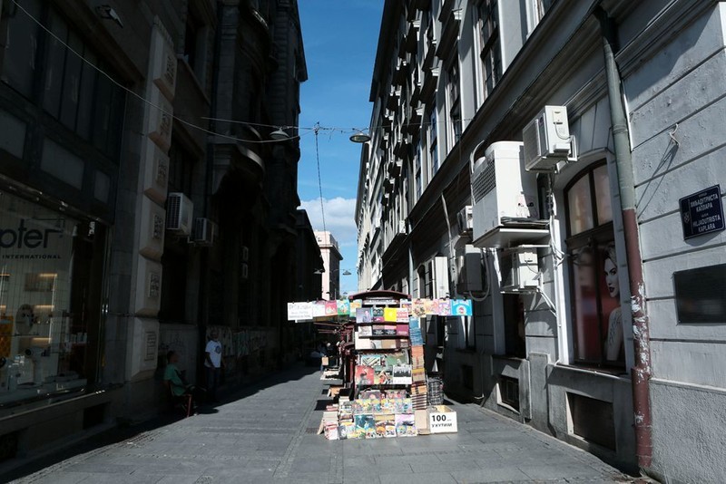 塞尔维亚首都贝尔格莱德和萨瓦河