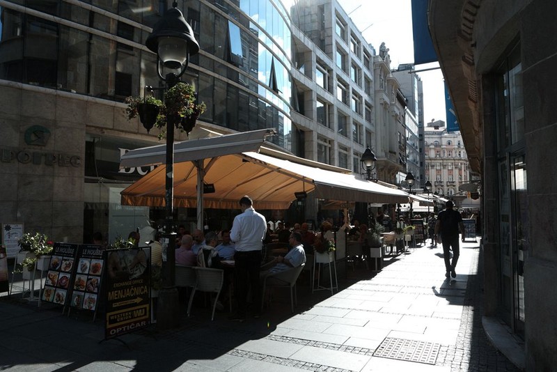 塞尔维亚首都贝尔格莱德和萨瓦河