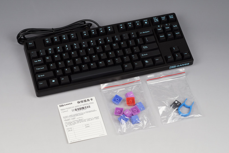 简约低调 GANSS G.S-87 机械键盘 体验分享