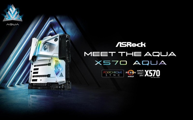 水冷新势力 ASRock正式发布限量款X570 AQUA