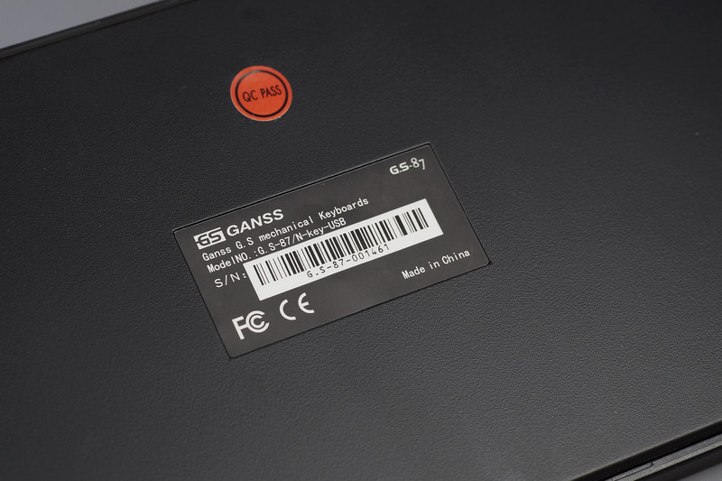 简约低调 GANSS G.S-87 机械键盘 体验分享