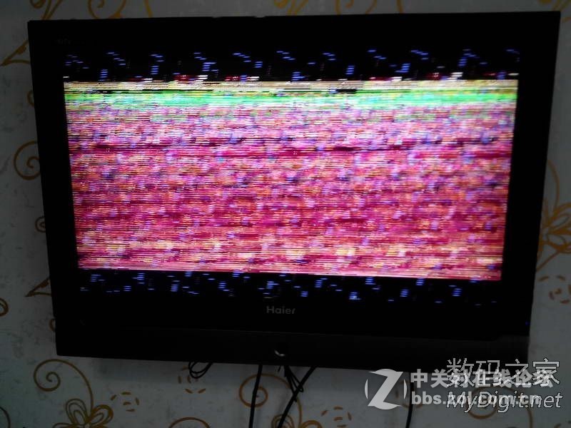HDMI转DVI线，连接广电机顶盒花屏~~~