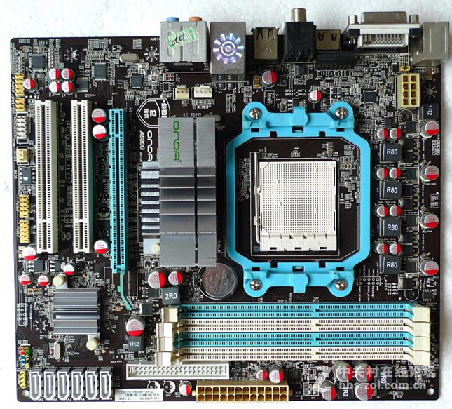 冲新 昂达 A88GS/128M魔固版 A880G主板 am3 DDR3 集成显卡小板