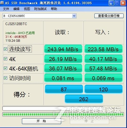 【创久天璇G1 128GB SSD试用】航天品质，性能测试