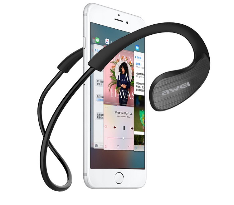 AWEI用维A885BL耳挂式运动耳机：动起来，为新的力量喝彩