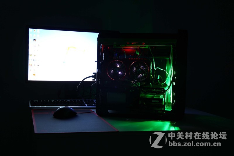 【灯控最爱】GTX960JetStream+碳立方+海魔120=光影魔术手，温度噪音大考验！！