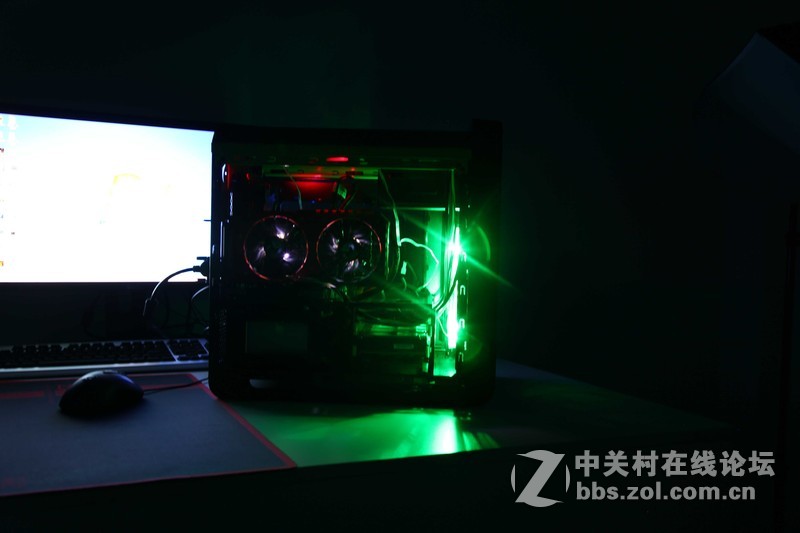 【灯控最爱】GTX960JetStream+碳立方+海魔120=光影魔术手，温度噪音大考验！！