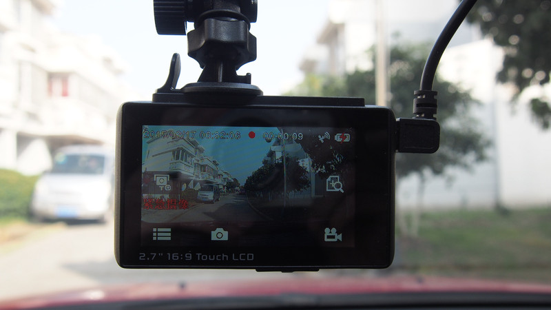 【惠普 F800G行车记录仪  试用二】功能强劲 一触即发