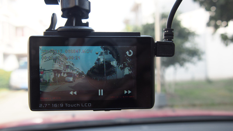 【惠普 F800G行车记录仪  试用二】功能强劲 一触即发