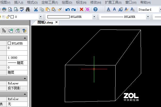 怎么绘制CAD图纸上长方体最简便？