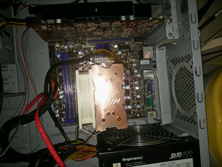 出自用 X3 445+微星880GM-E41 + 迪兰HD3850T1一套