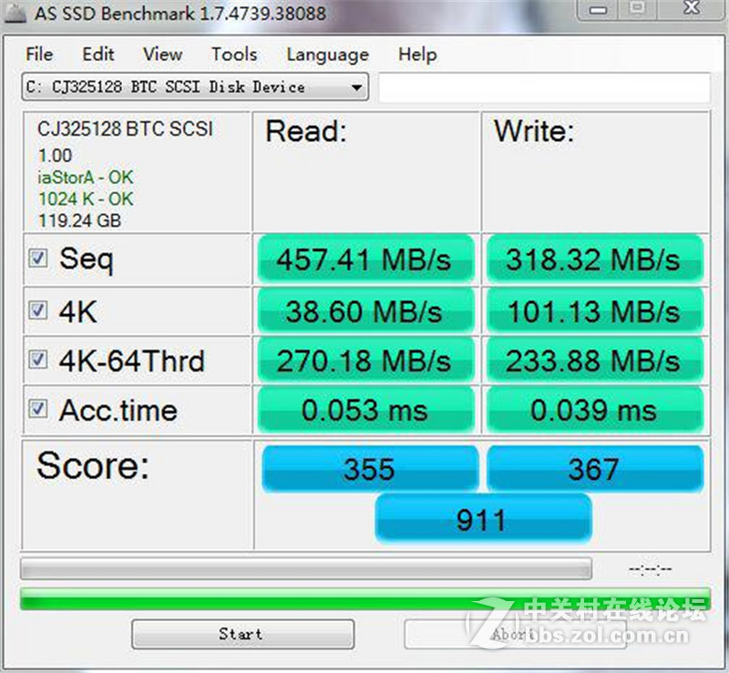 【创久天璇G1 128GB SSD试用】用心去见证火箭的速度（跑分篇）