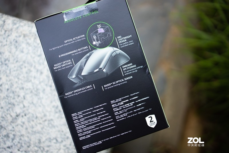 超轻的顶级鼠标体验：Razer Viper毒蝰电竞鼠标