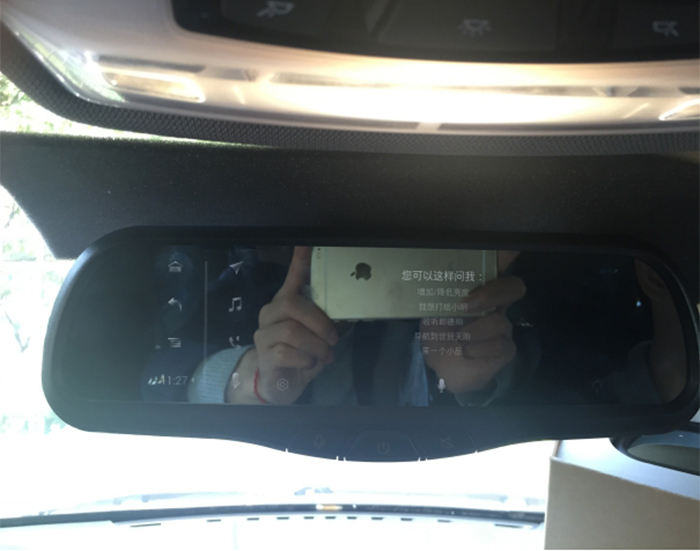 奇骏改装，安装车联网后视镜凌度A608、音响、前后护杠！