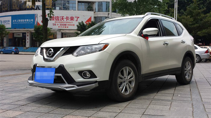 奇骏改装，安装车联网后视镜凌度A608、音响、前后护杠！