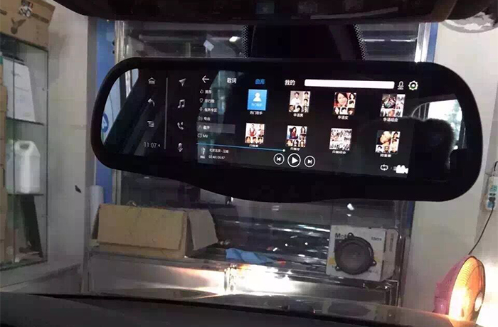 奇骏改装，安装车联网后视镜凌度A608、音响、前后护杠！