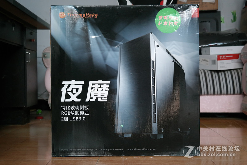 流线型RGB信仰灯！Tt夜魔钢化玻璃机箱评测装机体验