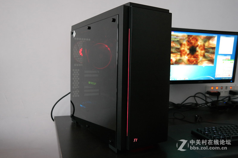 流线型RGB信仰灯！Tt夜魔钢化玻璃机箱评测装机体验