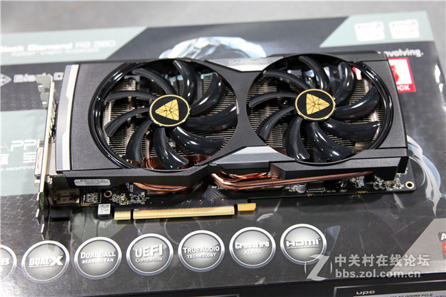 天边射来一道绿光，蓝宝石380黑钻+I5 6500装机晒脸中