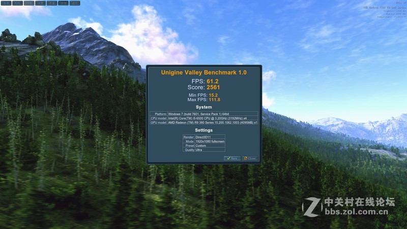 天边射来一道绿光，蓝宝石380黑钻+I5 6500装机晒脸中